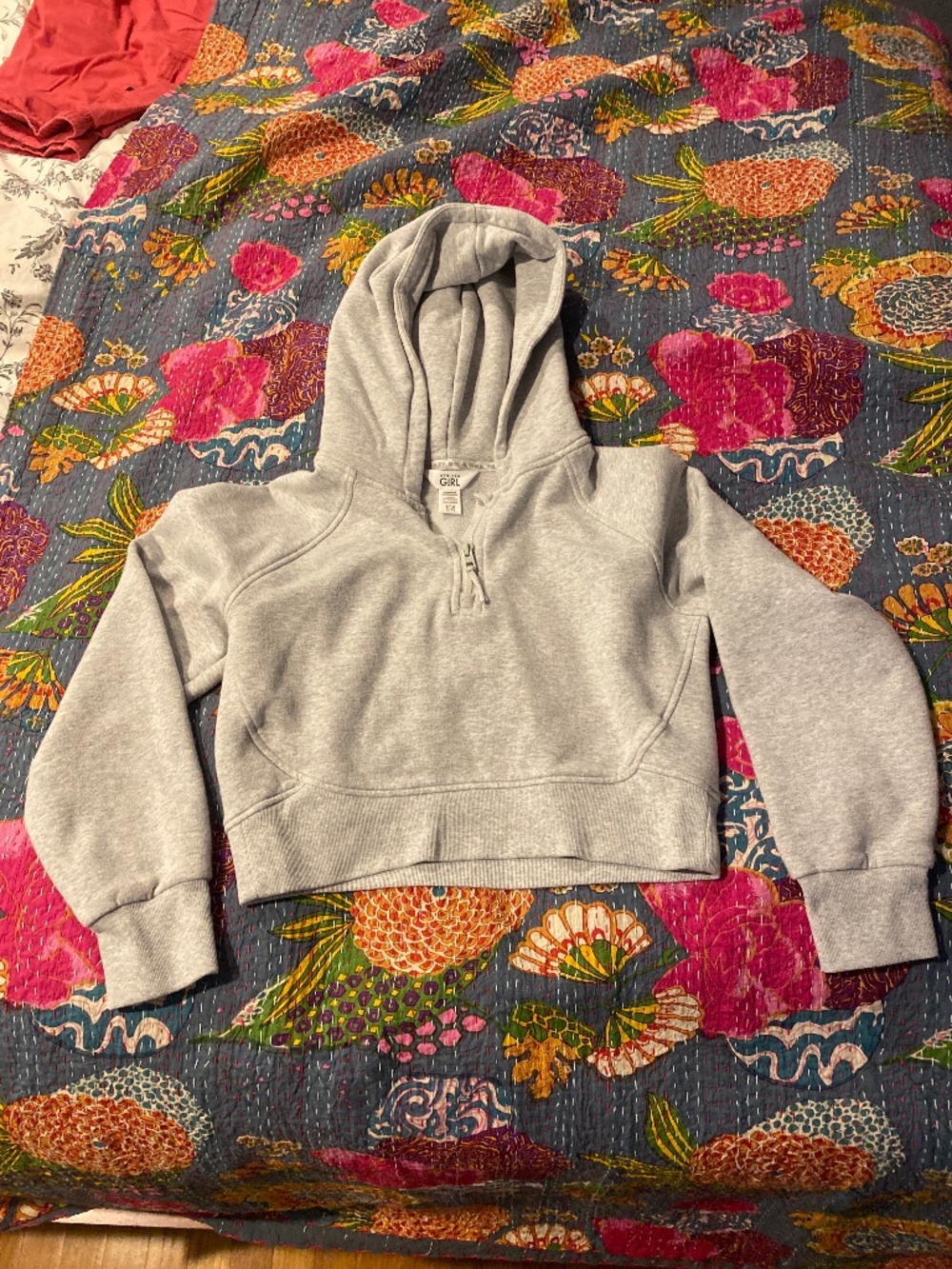 Athleta Girl cropped hoodie sweatshirt